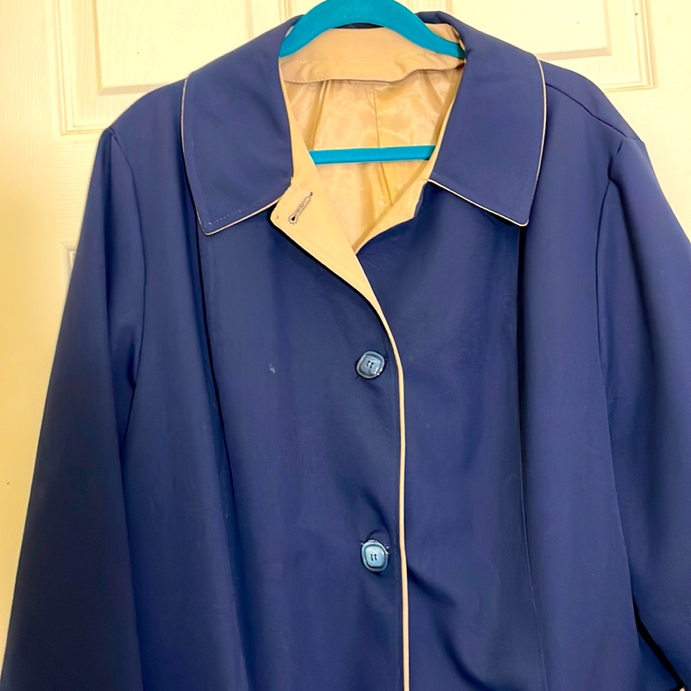 Blue Spring Stylish Plus Size Jacket - image 2